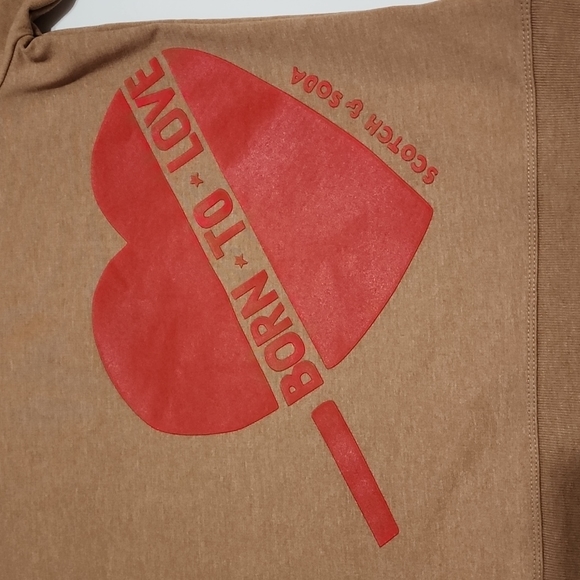 Scotch & Soda Brown 'Born to Love' Sweater - Picture 4 of 10